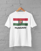 Hungary Flag T-Shirt, National Pride Design