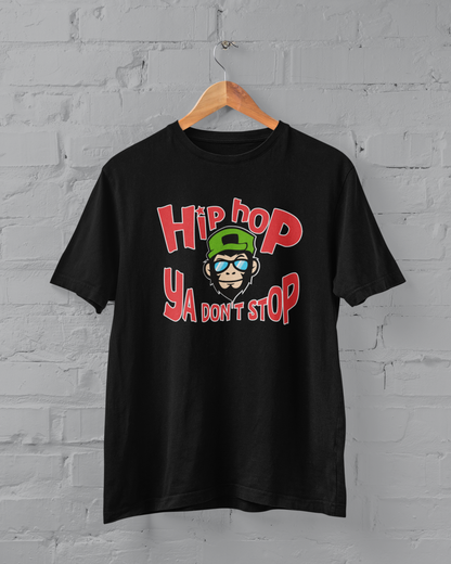 Hip Hop Ya Don't Stop Retro DTF Transfer - 10"x10" Hip-Hop Design Transfer for DIY Projects with Simple Application Instructions