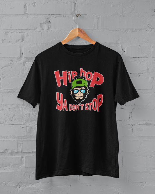 Hip Hop Ya Don't Stop Retro DTF Transfer - 10"x10" Hip-Hop Design Transfer for DIY Projects with Simple Application Instructions