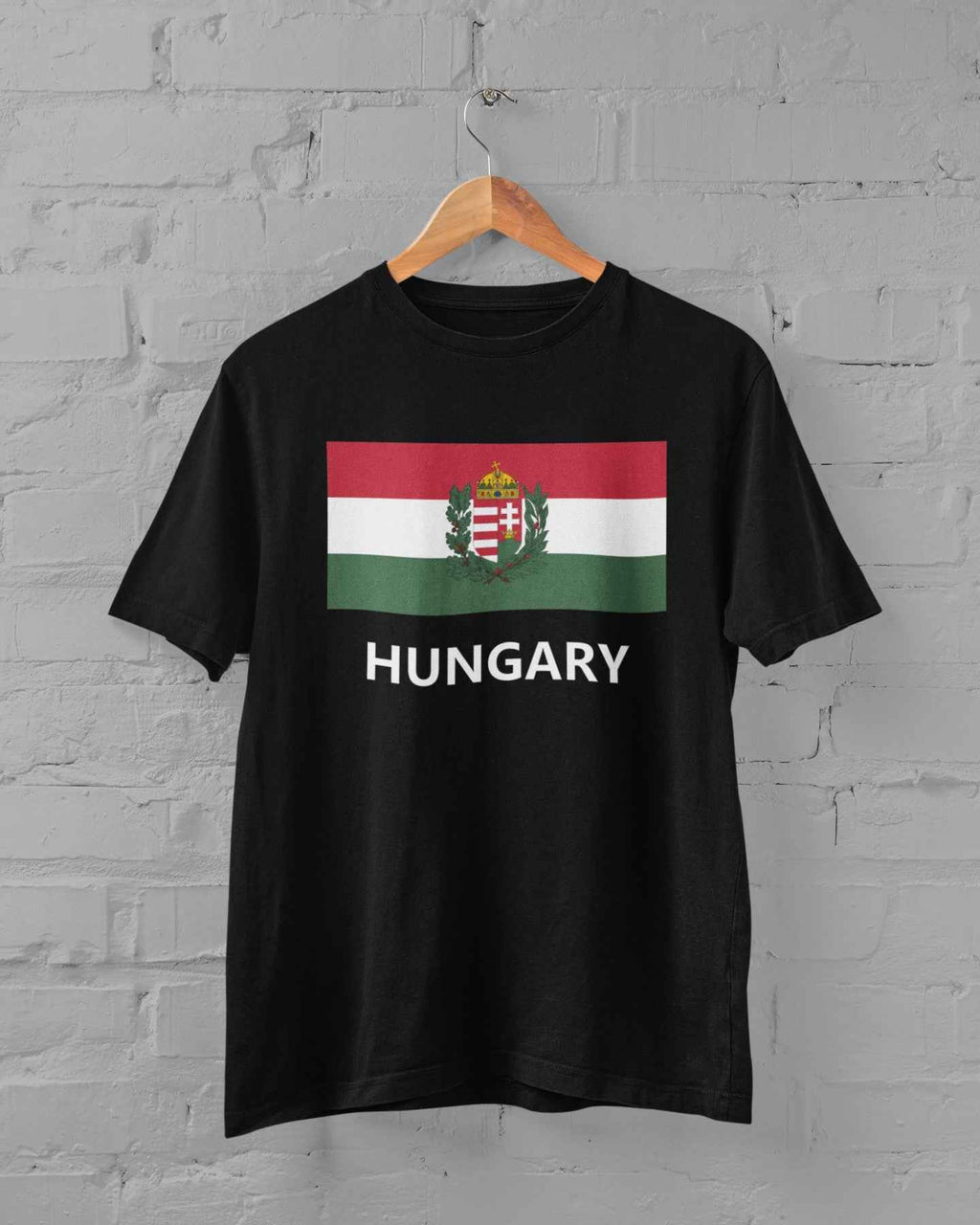 Hungary Flag T-Shirt, National Pride Design