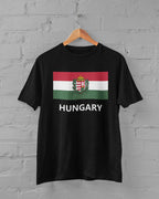Hungary Flag T-Shirt, National Pride Design