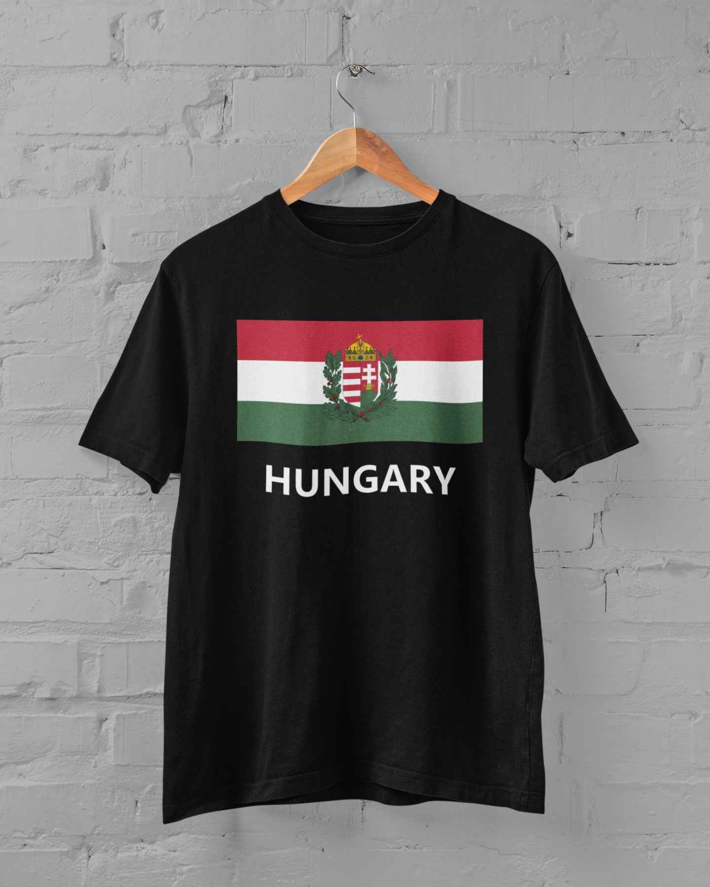 Hungary Flag T-Shirt, National Pride Design