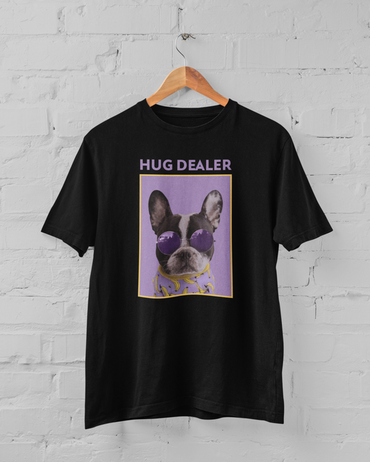 Hug Dealer Funny Frenchie Lover DTF Transfer