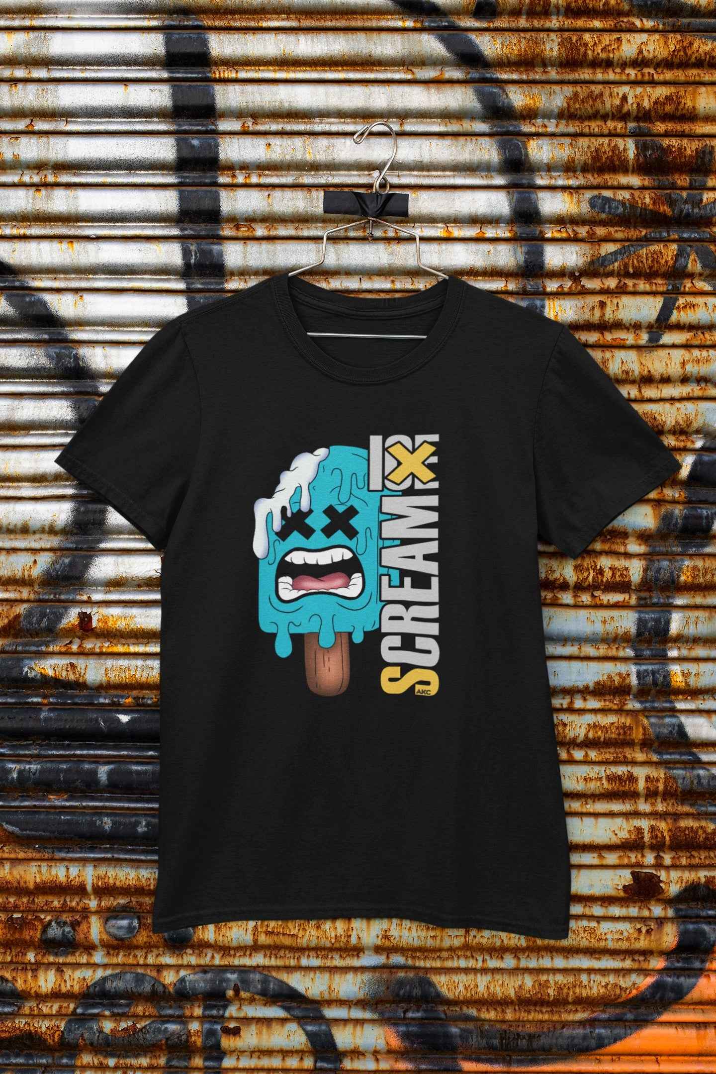 Ice Cream Scream DTF Transfer, Custom Graphic T-Shirt Design