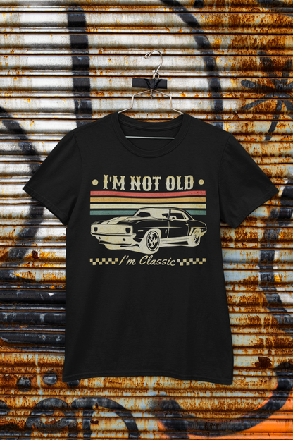 I'm Not Old Classic Design DTF Transfer - 10"x11" Bold Retro Style with Customized Craft for Versatile Use