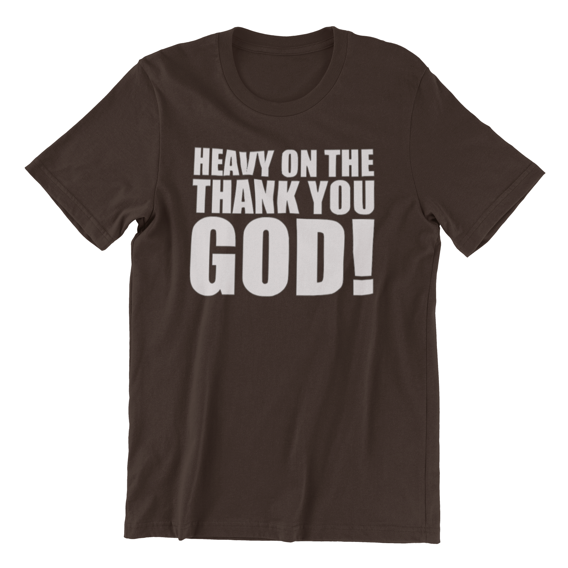 Unstoppable Faith T-Shirt Heavy on The Thank You God, Cotton Blend Graphic Tee