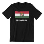 Hungary Flag T-Shirt, National Pride Design