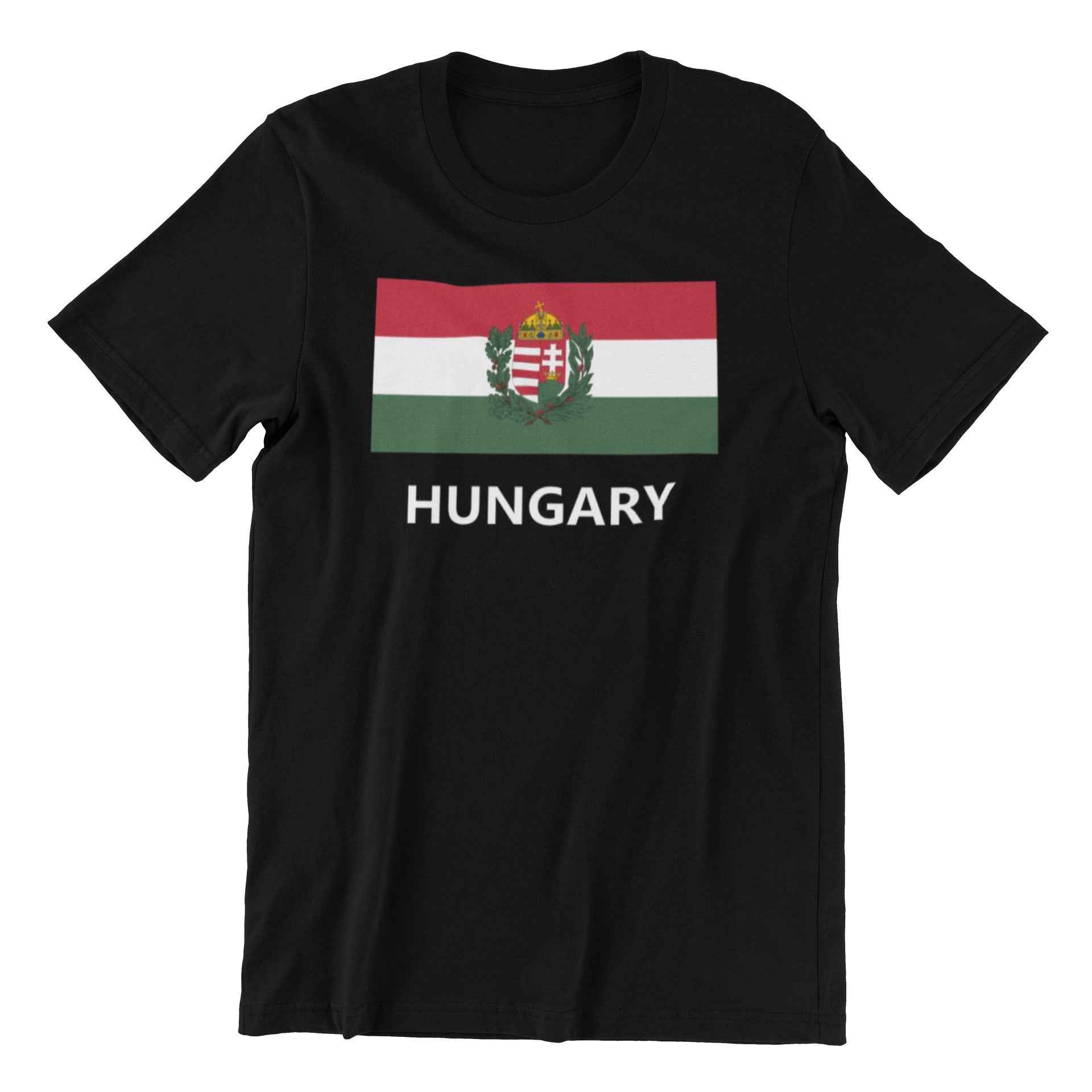 Hungary Flag T-Shirt, National Pride Design
