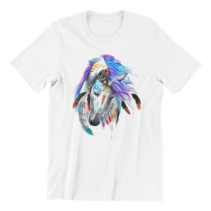 Color Splash Dream Horse Graphic T-shirt