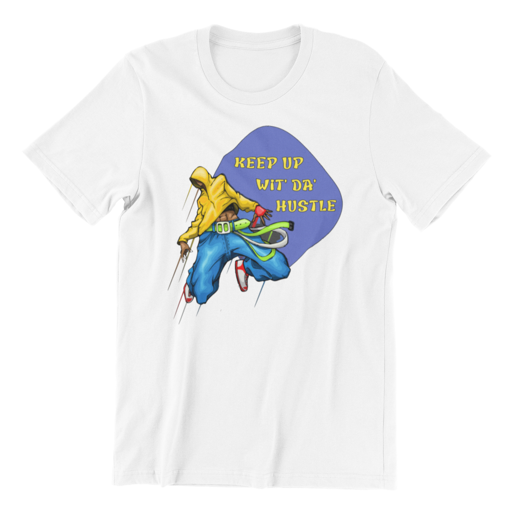 Keep Up Graphic T-Shirt, White, Streetwear Design