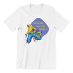 Keep Up Graphic T-Shirt, White, Streetwear Design