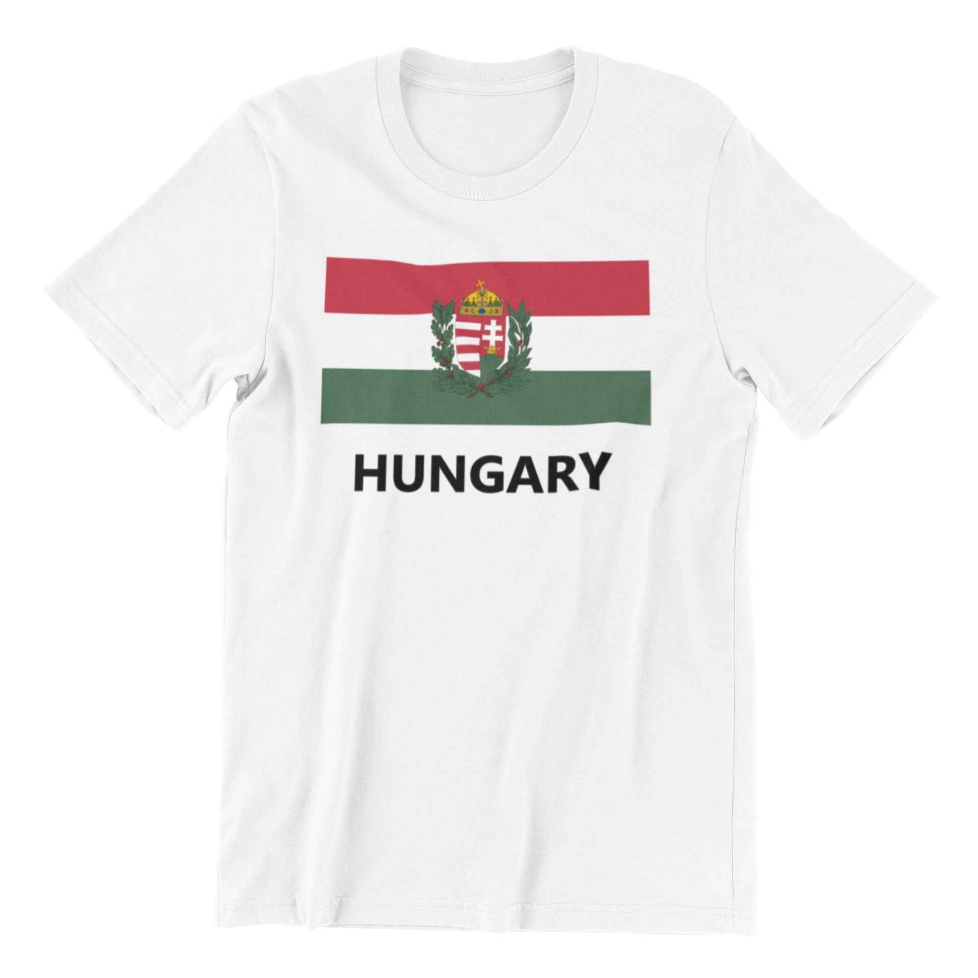 Hungary Flag T-Shirt, National Pride Design
