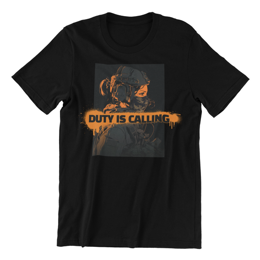 Duty is calling - Custom Designed graphic tee