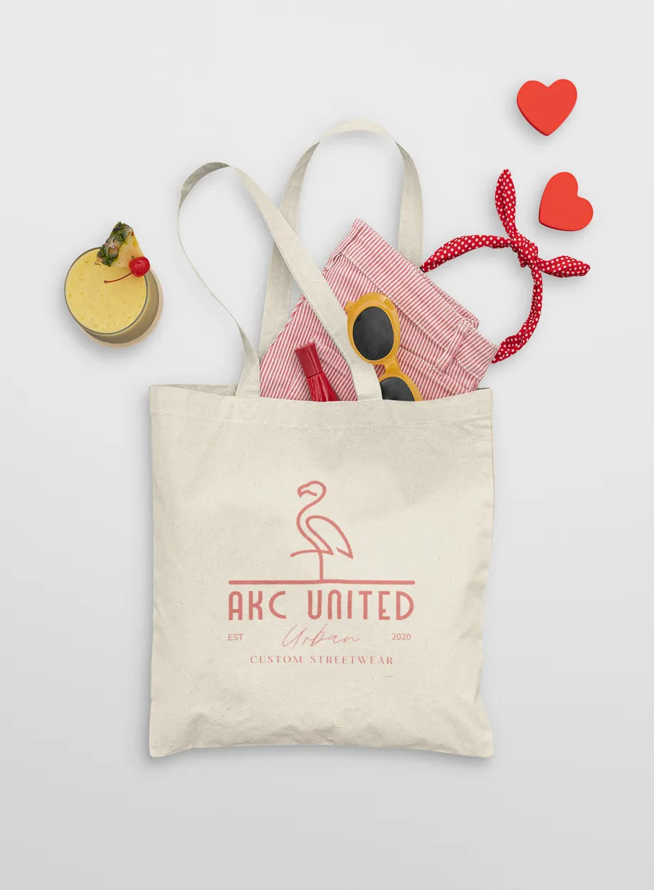Eco-Friendly Reusable Elegant Shopping Tote, Canvas Bag