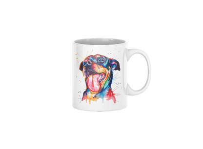COLOR SPLASH Rotty Collection - T-shirt, Mug and Canvas Bag Bundle
