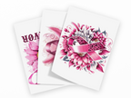 Cancer Survivor Sublimation Transfers 20 oz Straight Tumbler Wraps Set of 3 Ready to Press