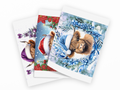 Christmas Highland Cow Sublimation Transfers 20 oz Straight Tumbler Wraps Set of 3 Ready to Press