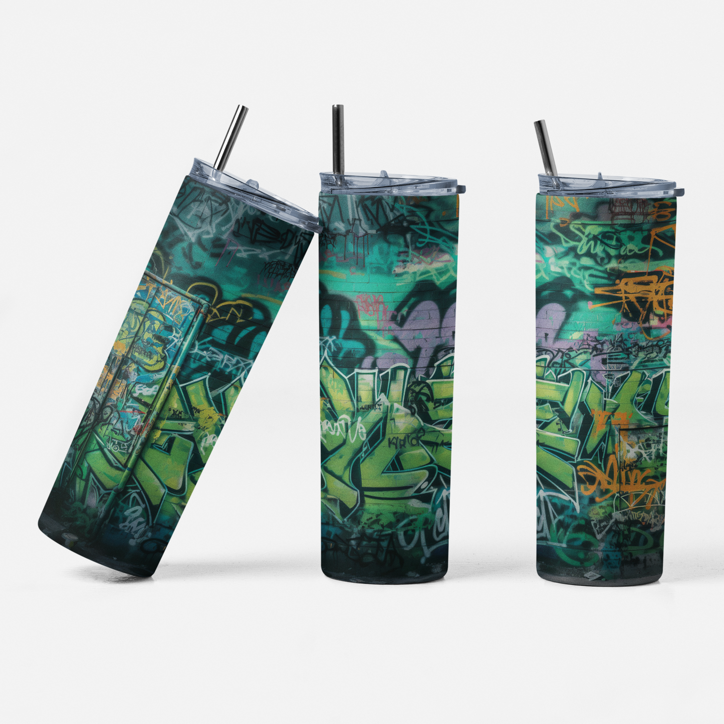 GRAFFITI Retro Design Graphic Tumbler