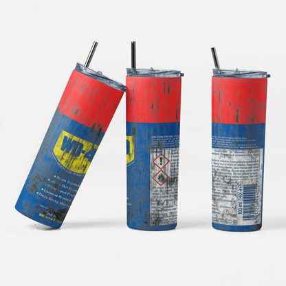 Mechanic's favor Inspired by Wd-40 Tumbler, 20 Oz Stainless Steel Tumbler