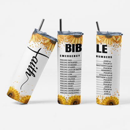 Faith Bible Emergency Stainless-Steel Tumbler