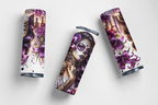 Purple Day of the dead 20 oz Stainless steel Skinny Tumbler