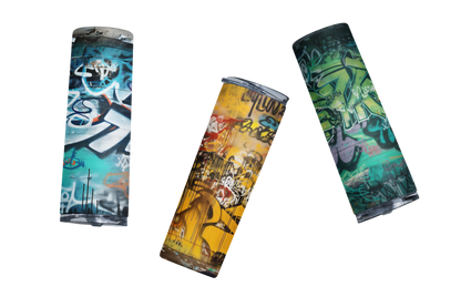 GRAFFITI Retro Design Graphic Tumbler