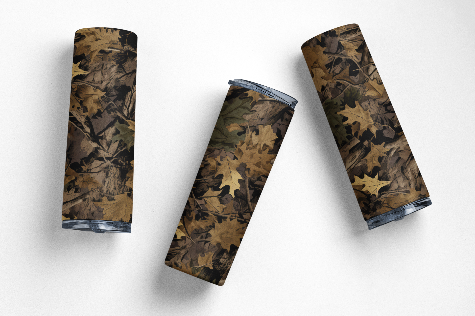 Hunter Design Leaf Pattern 20 oz Stainless steel Skinny Tumbler