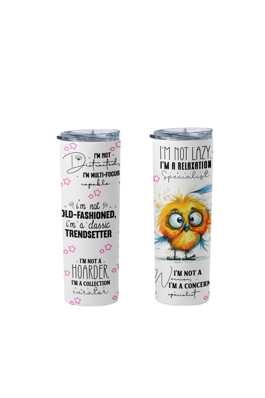 Funny Duck Coffee Quote Stainless-Steel Tumbler