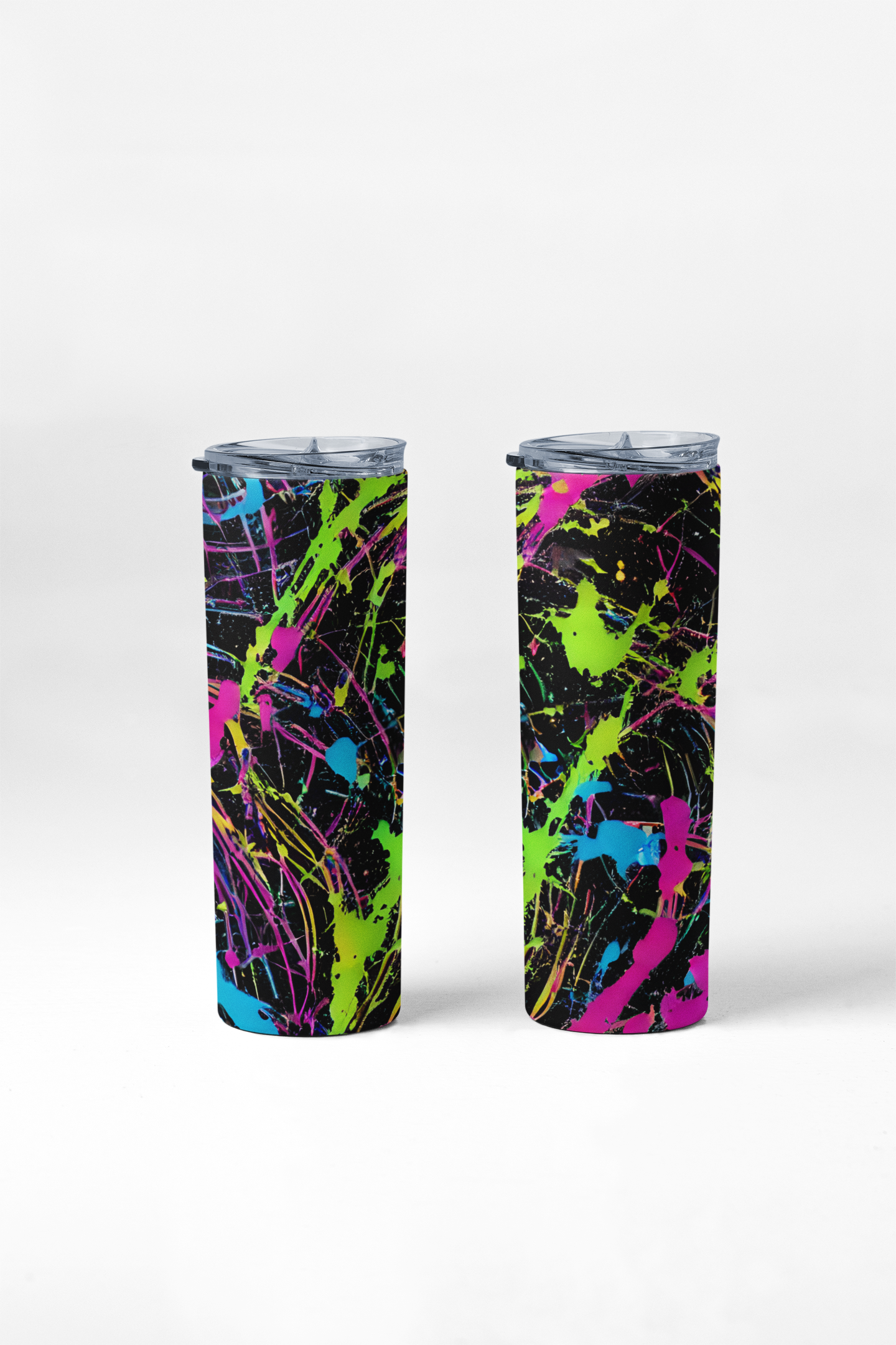 Color Neon Pattern 20 oz Stainless steel Skinny Tumbler