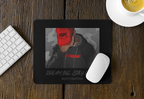 Hope Cap Illustration Mouse Pad — "Dream Big. Stay Woke. Keep Fighting" Desk Mat