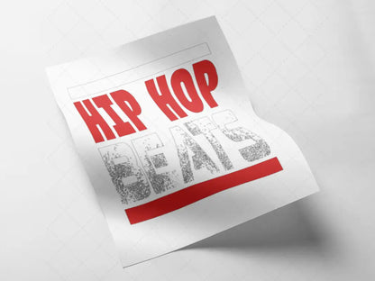 Retro Hip Hop Beats Iron-On Decal