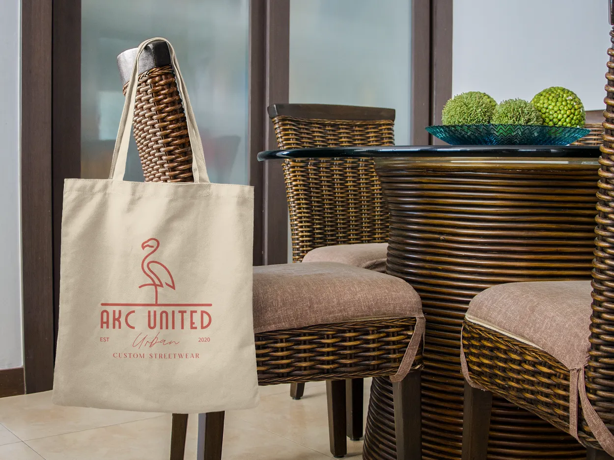 Eco-Friendly Reusable Elegant Shopping Tote, Canvas Bag
