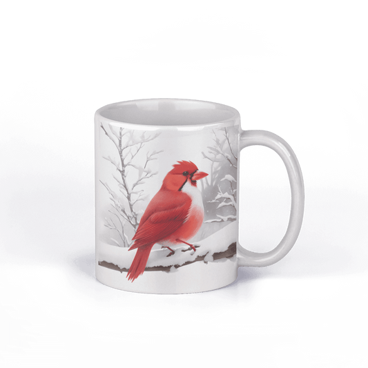 CARDINAL Cherry bird mug