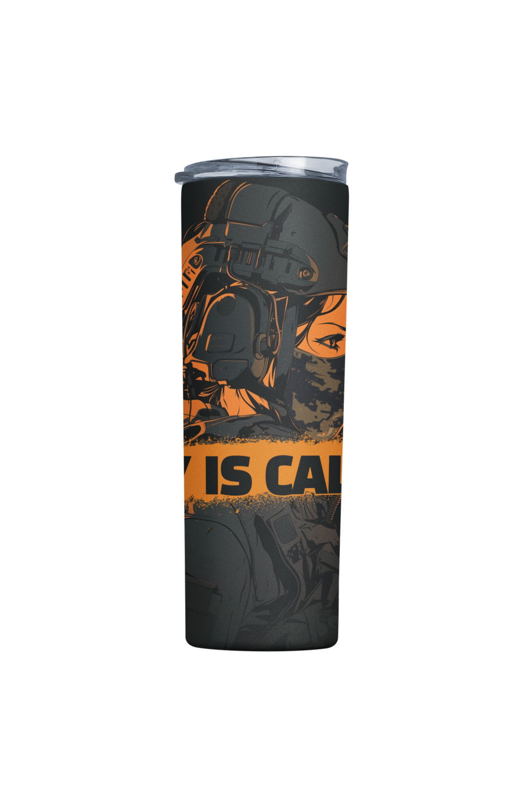 Duty is calling tumbler