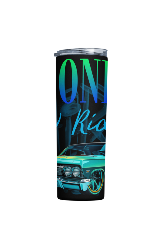 AKCU - Lowrider Blue Graphic Tumbler