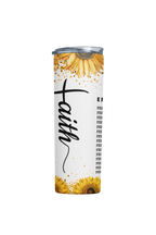 Stylish Faith 20 oz Stainless steel Skinny Tumbler