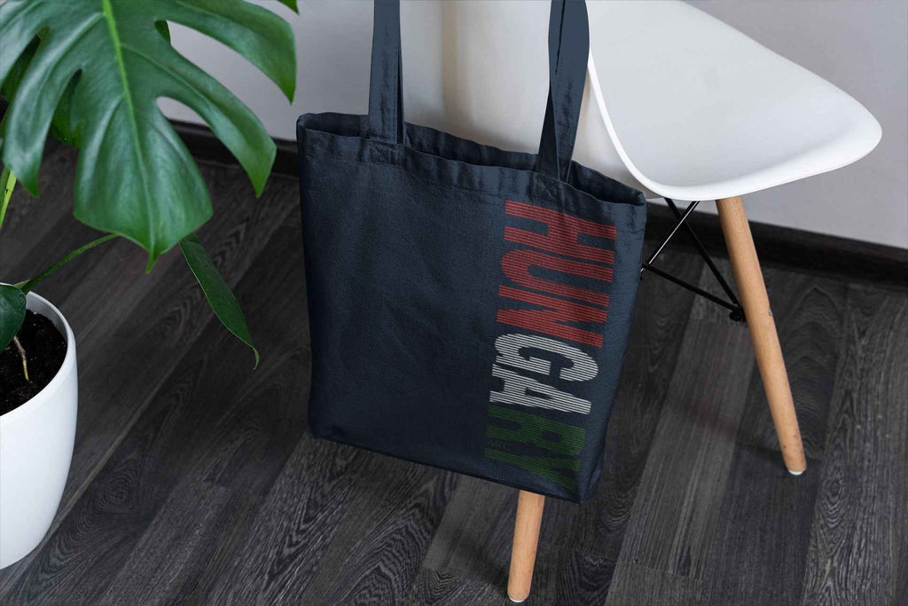 AKC Hungarian Font Canvas Tote Bag or Moneybag with Tri-Color Design