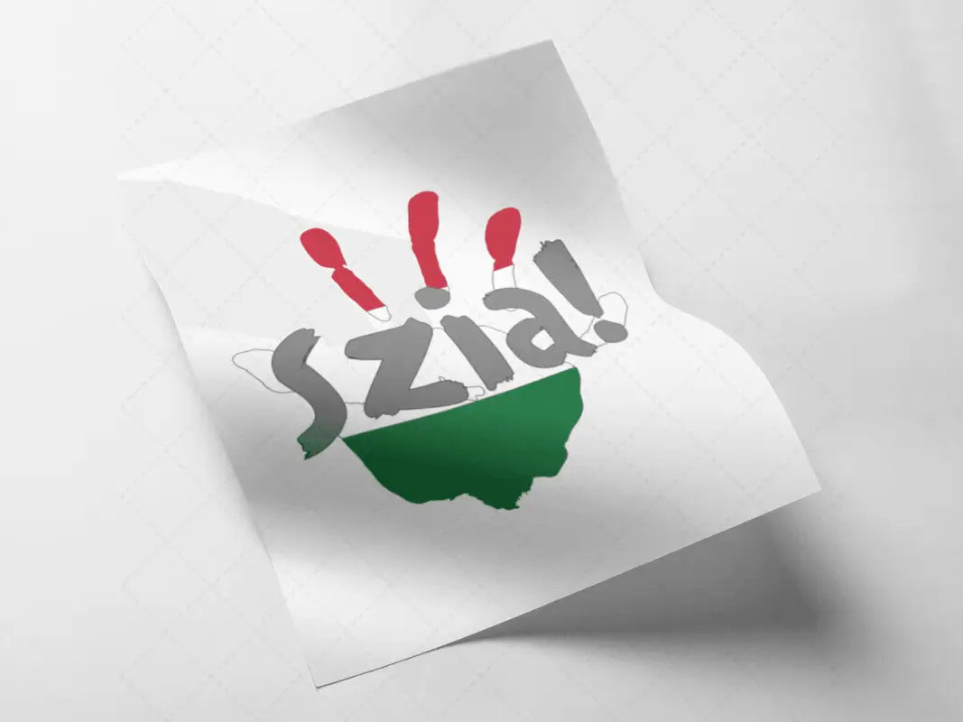 SZIA Hungarian DTF Decal