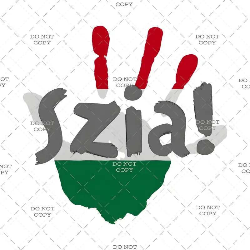 SZIA Hungarian DTF Decal