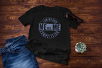 ME VS ME Motivational T-Shirt, Black, I Am My Own Competition Design
