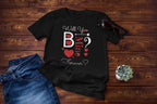 Valentine's Day Proposal T-Shirt, Black Cotton 'Will You Be Mine Forever?' Romantic Graphic Tee