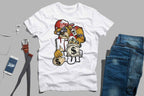 Hustle Teddy DTF Transfer Design, Iron-On Vinyl Decal for T-Shirts and Apparel