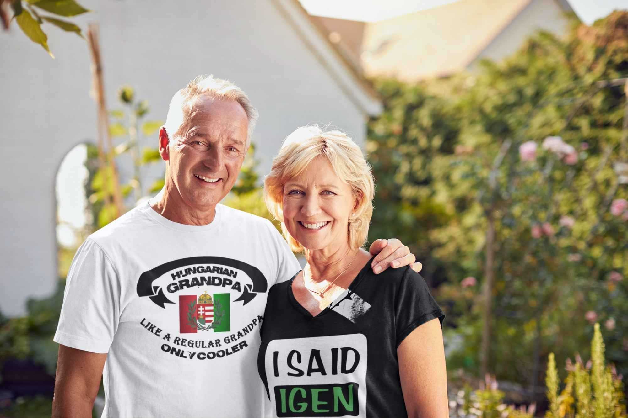 Hungarian Grandpa Graphic T-Shirt, Short Sleeve