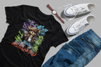 Cool Teddy Graffiti Tee - 'Stay Wild' Front & 'No Time to Be Soft' Back design