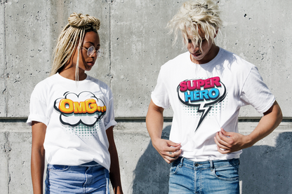 COMIC Superhero Unisex t-shirt