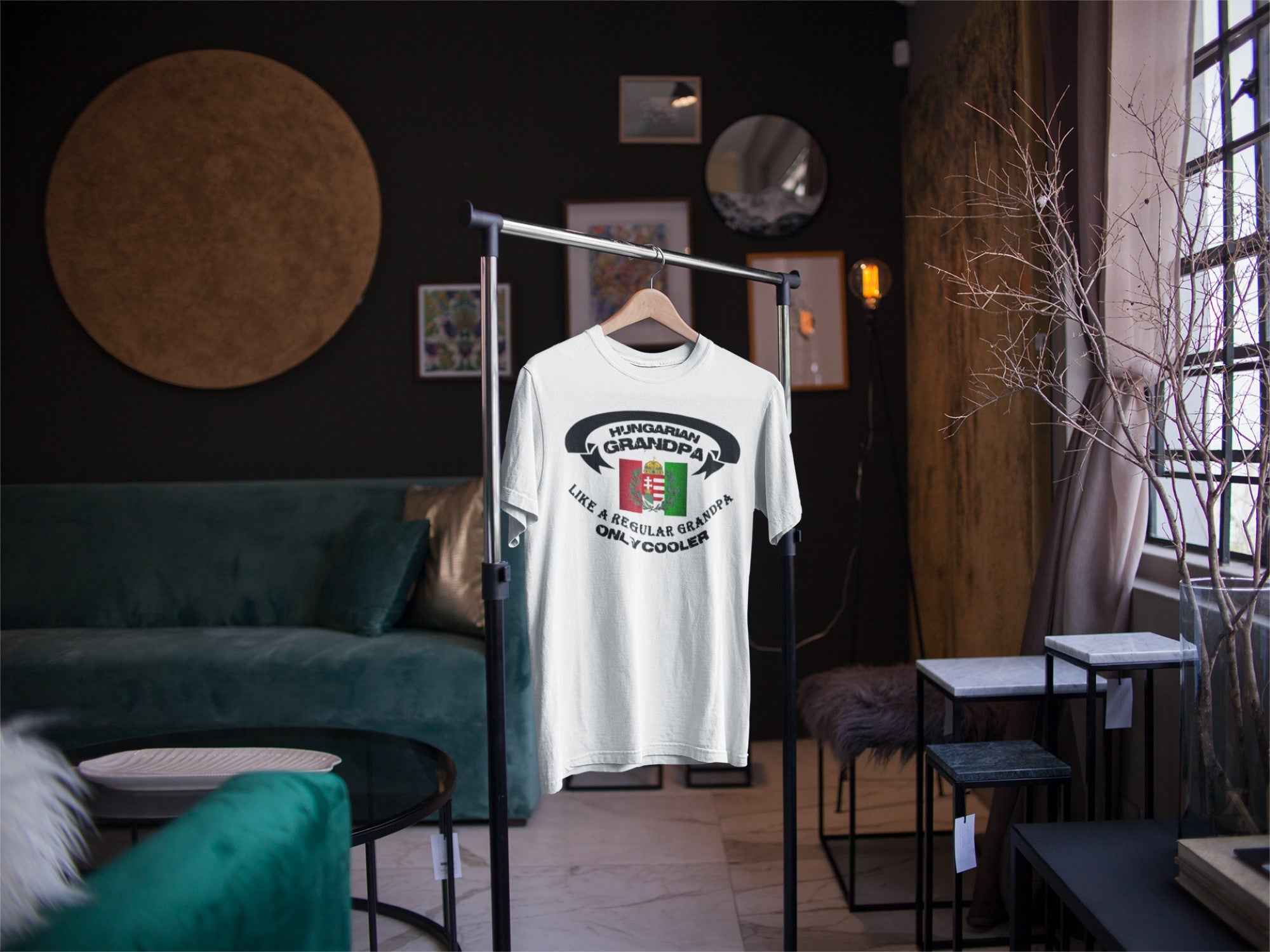 Hungarian Grandpa Graphic T-Shirt, Short Sleeve