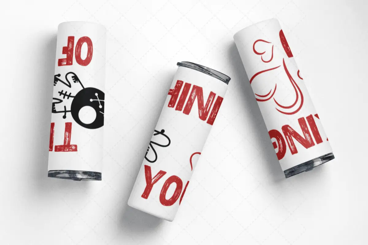 Thinking of You Funny 20 oz Stainless-Steel Tumbler