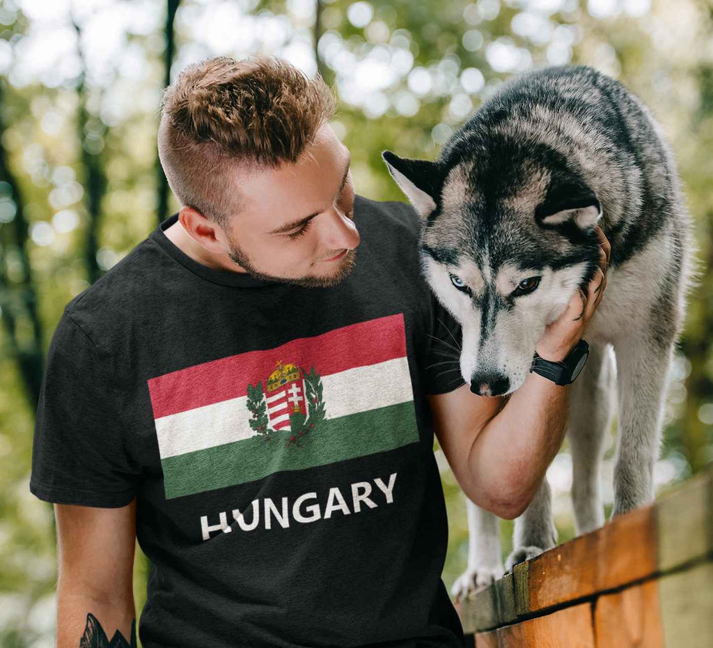 Hungary Flag T-Shirt, National Pride Design