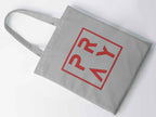 PRAY Elegant Canvas Tote Bag with Red Logo Print