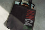 AKC Hungarian Font Canvas Tote Bag or Moneybag with Tri-Color Design